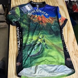 Primal Wear Single track Copper Ale Beer Cycling Jersey Mens Size Large NWT 2006